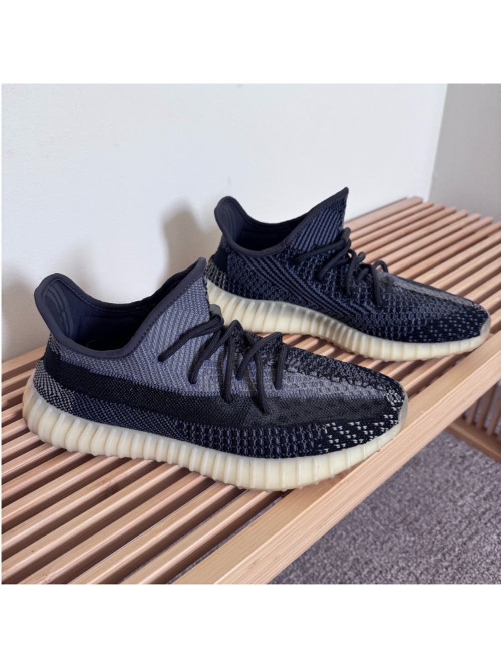 Adidas Yeezy Stylish Black & Gray Sneakers Mens US Size 10.5 - great condition!